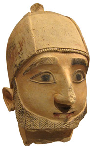 Cypriot Archaic, head of a man